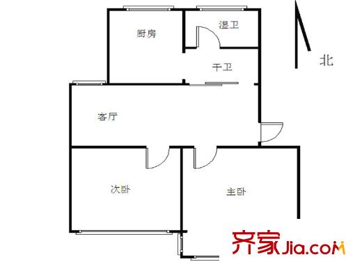 鳳凰花園城靜幽園戶型圖戶型圖2室 2室1廳1衛(wèi)1廚