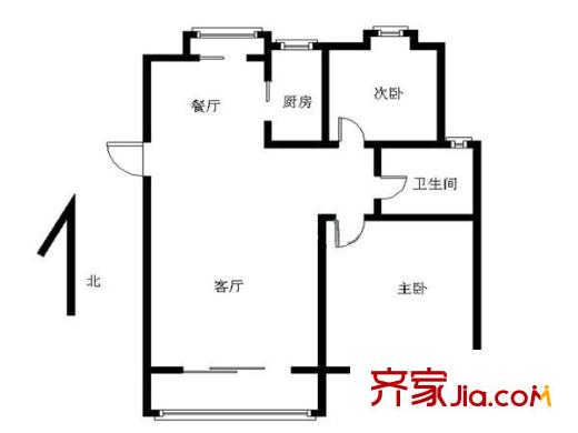 濱江奧城戶型圖戶型圖2室 2室2廳1衛(wèi)1廚