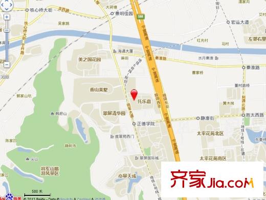 托樂嘉單身公寓交通圖