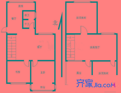 郵政世紀(jì)花園戶型圖戶型圖 3室 3室1廳1衛(wèi)1廚