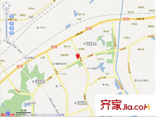 高科榮域交通示意圖