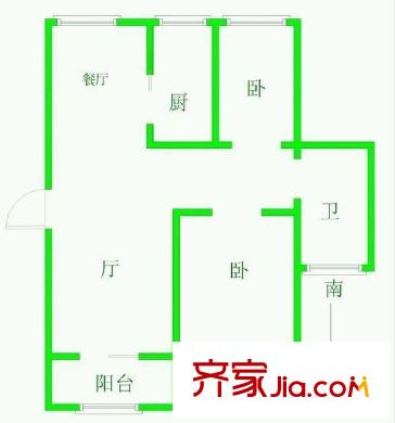 歐陸經(jīng)典花園戶型圖戶型圖2室 2室2廳1衛(wèi)1廚