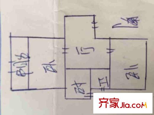 金川雅苑戶型圖 戶型圖 2室 2室1廳1衛(wèi)1廚