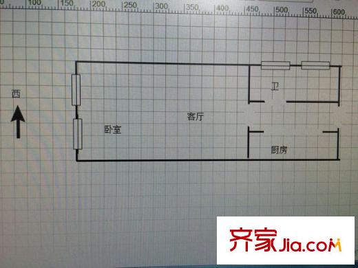 中海凱旋門戶型圖戶型圖 1室 1室1廳1衛(wèi)1廚