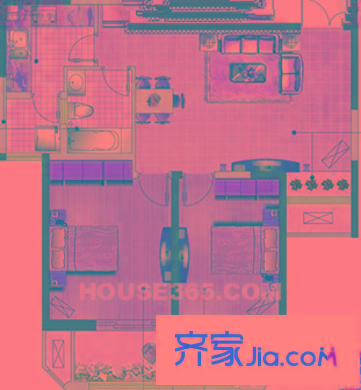 蘇寧睿城戶型圖戶型圖 2室 2室2廳1衛(wèi)1廚