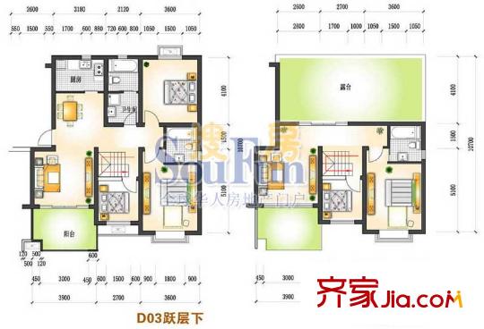 幸福美地戶(hù)型圖戶(hù)型圖7室 7室2廳2衛(wèi)