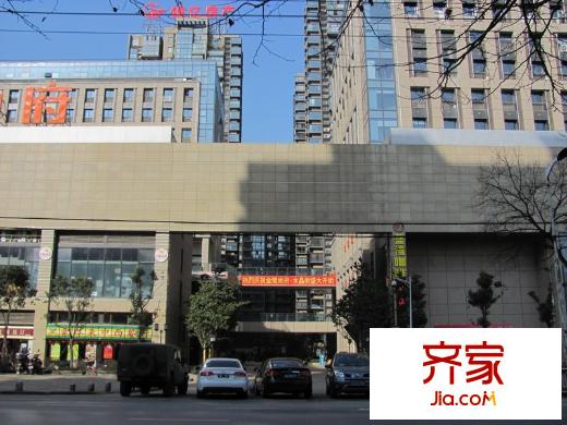 金陵尚府外景圖沿街商鋪水晶街（2012.02）