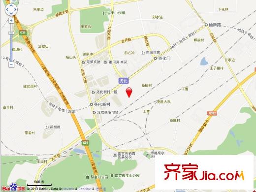 上城風(fēng)景交通圖
