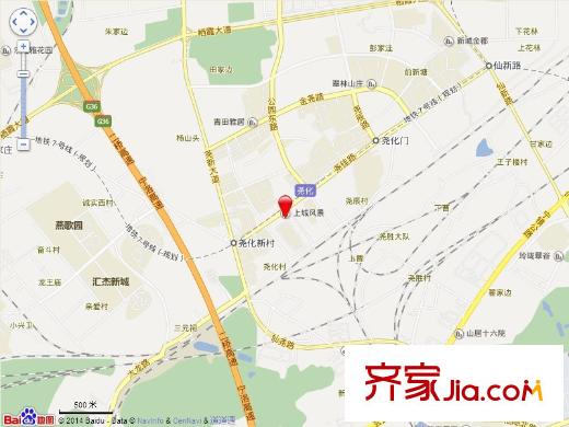 上城風(fēng)景交通圖