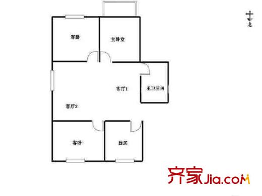 南灣營戶型圖戶型圖 3室 3室2廳1衛(wèi)1廚