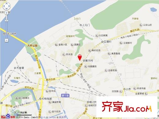 江雁依山郡花園交通圖