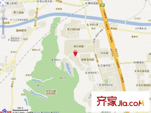 香山美墅交通圖
