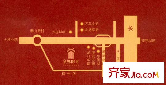 金城麗景交通圖