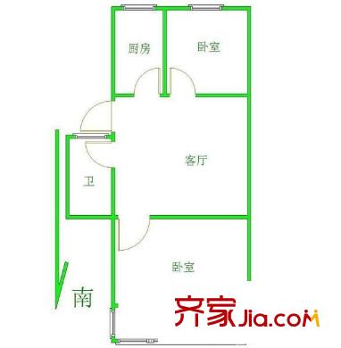 和燕花苑戶型圖戶型圖2室 2室1廳1衛(wèi)1廚
