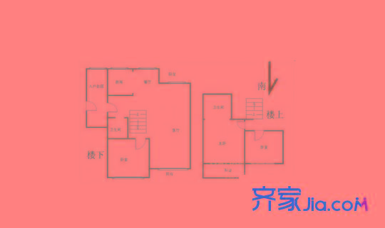天泓山莊戶型圖戶型圖 4室 4室2廳2衛(wèi)1廚
