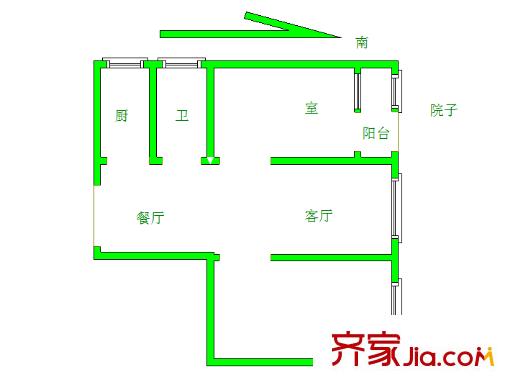 五所村小區(qū)戶型圖戶型圖2室 2室2廳1衛(wèi)