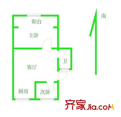 和燕路小區(qū)戶型圖戶型圖 2室 2室1廳1衛(wèi)