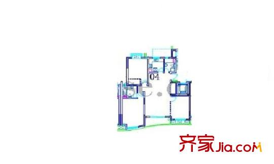 世紀東山戶型圖戶型圖 3室 3室2廳2衛(wèi)