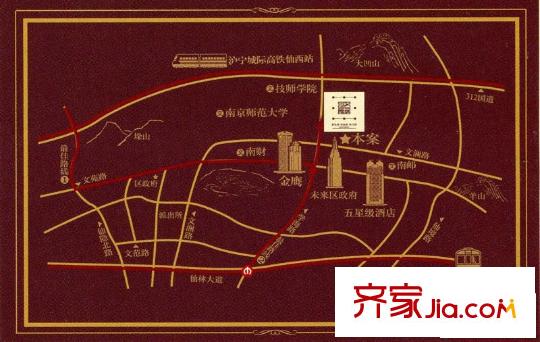鴻雁名居交通圖