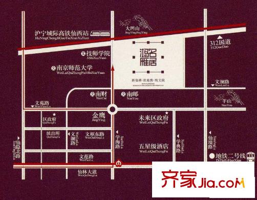 鴻雁名居交通圖區(qū)位示意圖