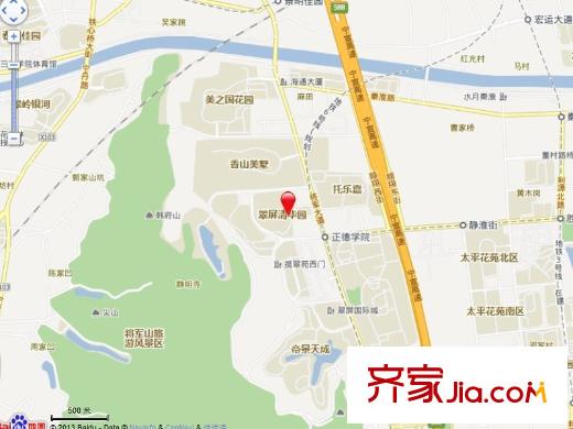 翠屏清華園交通圖
