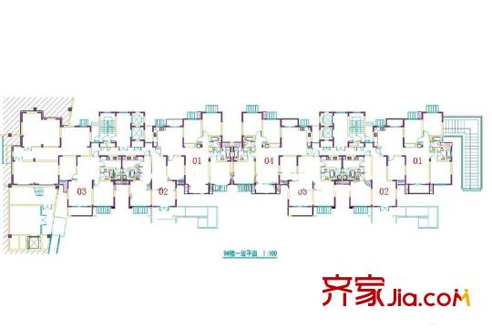海德北岸城9#一層I1套型 