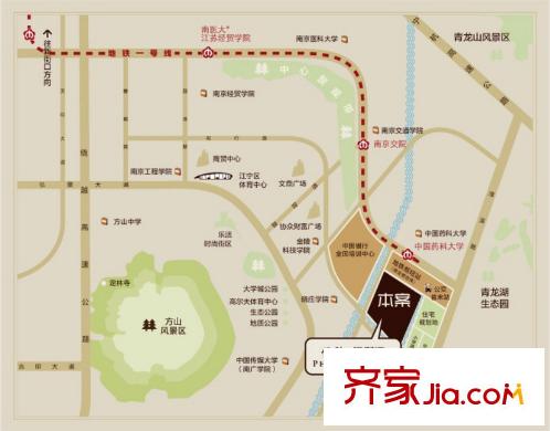 保利梧桐語交通圖區(qū)位示意圖