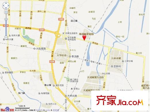 海潤楓景家園交通圖