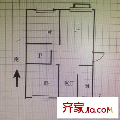 天潤(rùn)城七街區(qū)戶(hù)型圖戶(hù)型圖 2室 2室2廳1衛(wèi)1廚