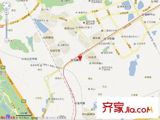 保利紫晶山交通圖