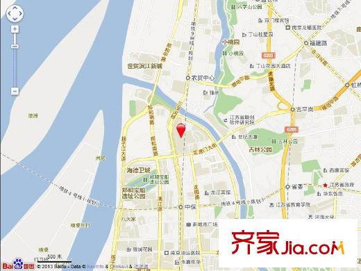 清江西苑交通圖
