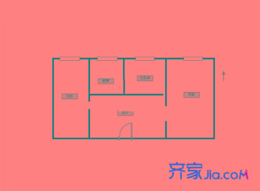 新河一村戶型圖戶型圖2室 2室1廳1衛(wèi)1廚