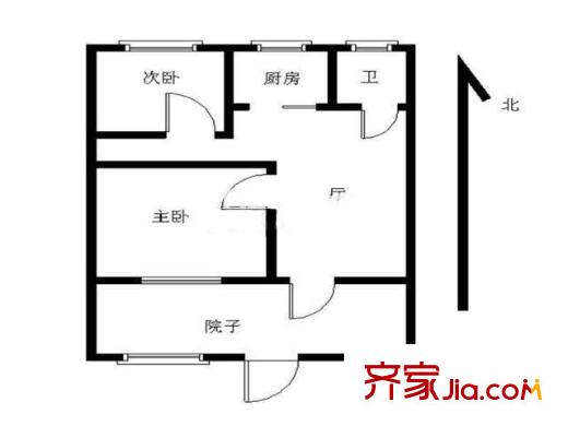 新河一村戶型圖戶型圖 3室 3室1廳1衛(wèi)1廚