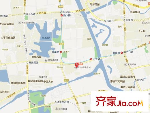 21世紀(jì)國際公寓交通圖