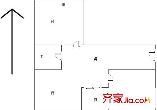 丹佛小鎮(zhèn)戶型圖戶型圖2室 2室1廳1衛(wèi)1廚
