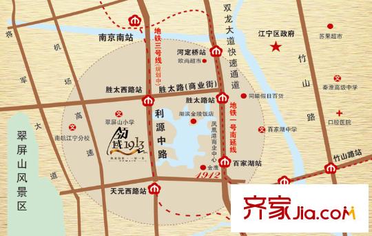 高爾夫國(guó)際花園區(qū)位圖