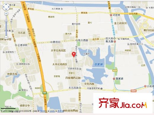 高爾夫國(guó)際花園交通圖