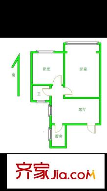 合家春天戶型圖戶型圖 2室1廳1衛(wèi)1廚