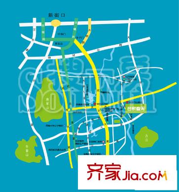 合家春天交通圖