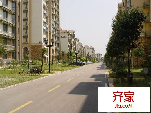 天華綠谷莊園外景圖小區(qū)一期內(nèi)部道路（2010.08.31）