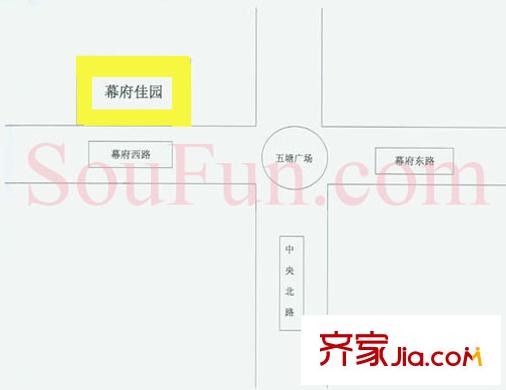 幕府佳園交通圖