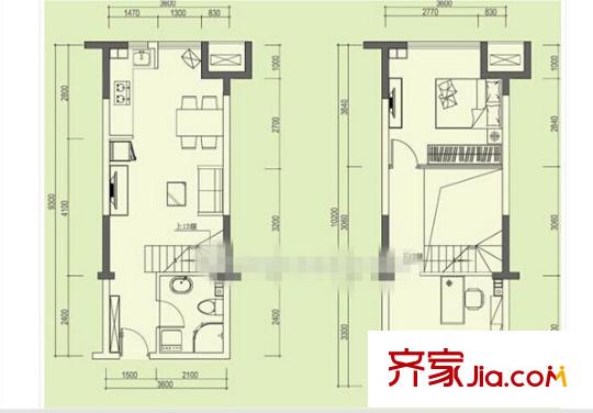東郊小鎮(zhèn)戶型圖戶型圖 3室 3室2廳2衛(wèi)1廚