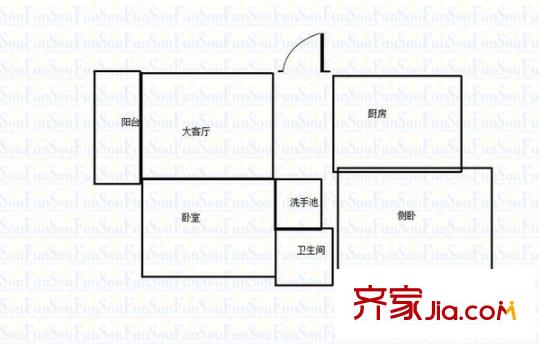 仙龍灣戶型圖戶型圖2室 2室2廳1衛(wèi)1廚