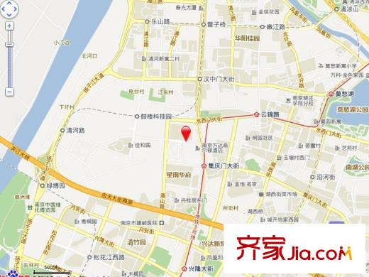 南京萬達(dá)廣場交通圖