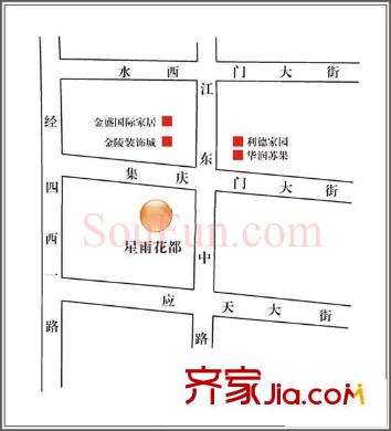 星雨華府交通圖