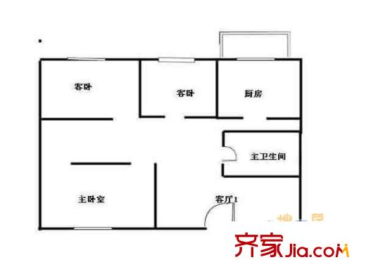 江南青年城戶(hù)型圖戶(hù)型圖 3室 3室2廳1衛(wèi)1廚
