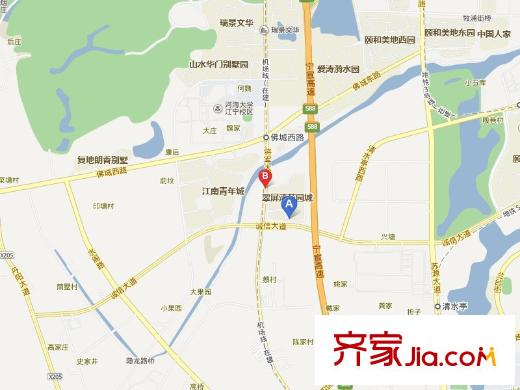 雍福龍庭交通圖