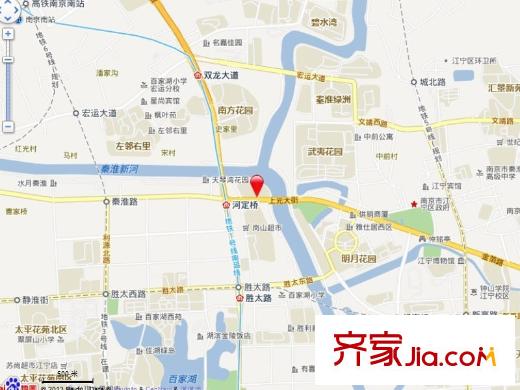 藍(lán)岸親水灣花園交通圖