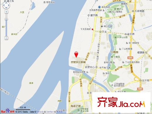 世茂濱江新城交通圖