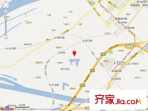 五礦崇文金城交通圖